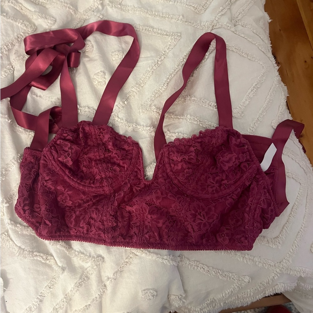 Urban outfitters lace corset top